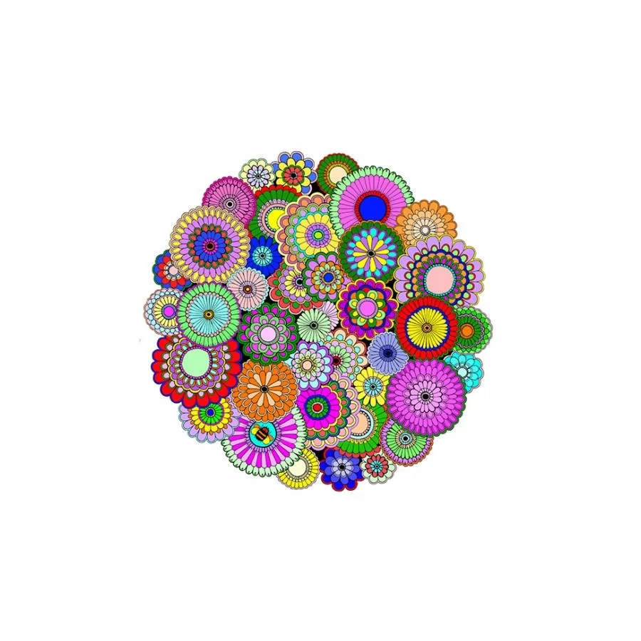 PÁRNAHUZAT45*45cm kifesthető+textilfesték+paletta+ecset