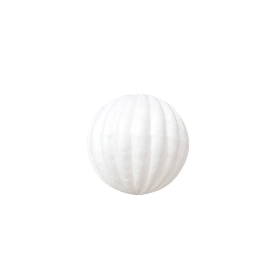 POLISZTIROL fenyőgömb 7,5cm   bordás