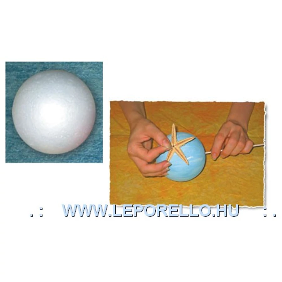 POLISZTIROL gömb  8cm  KST025