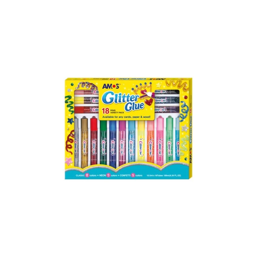 RAGASZTÓ AMOS csillámos készlet 18*10,5ml
