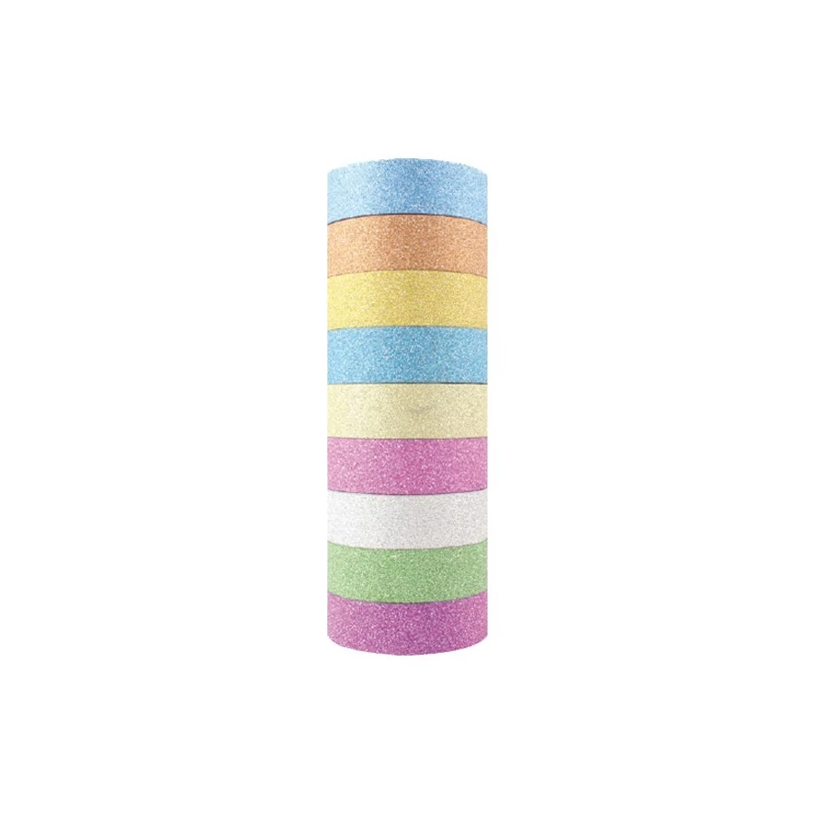 RAGASZTÓSZALAG színes csillámos/mintás 15mm*3m MYDIDO
