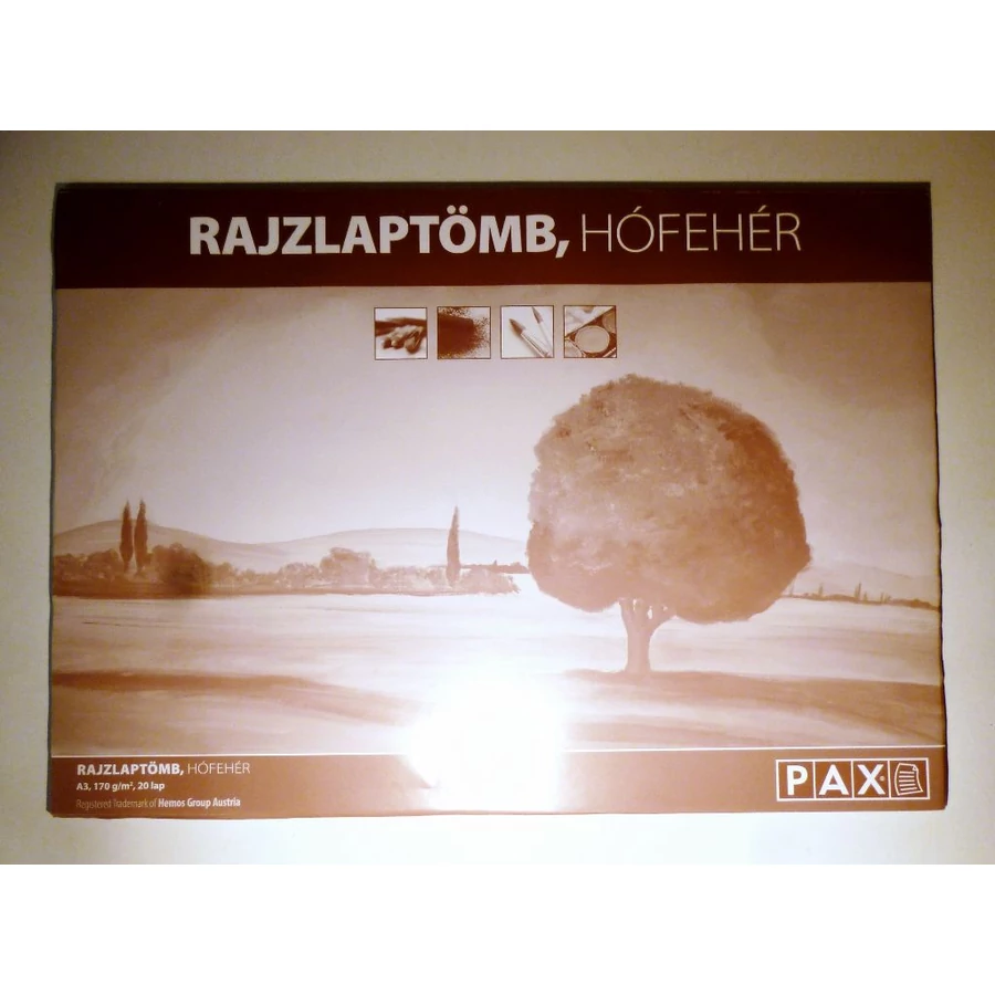 RAJZLAPTÖMB A3 műszaki famentes hófehér 20iv/csom  PAX 170gr