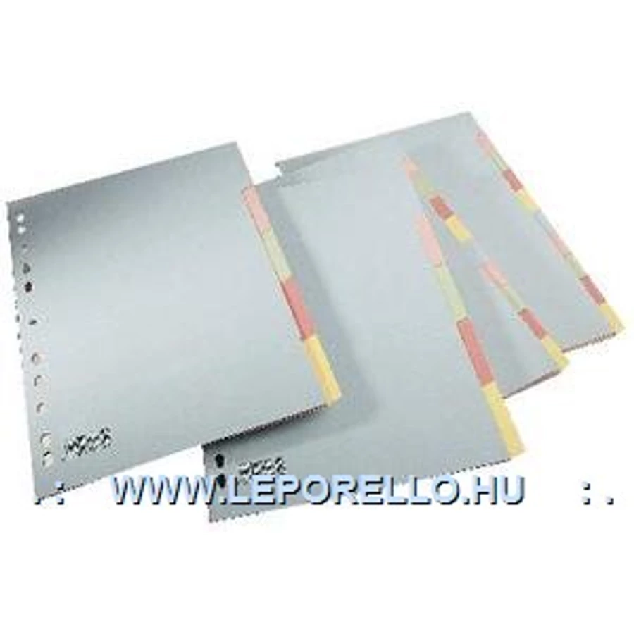 REGISZTERES ELV. A4 5 szín karton SP-431
