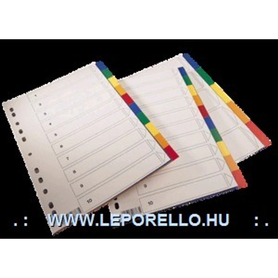 REGISZTERES ELV. A4  6 szín műa. SP-421