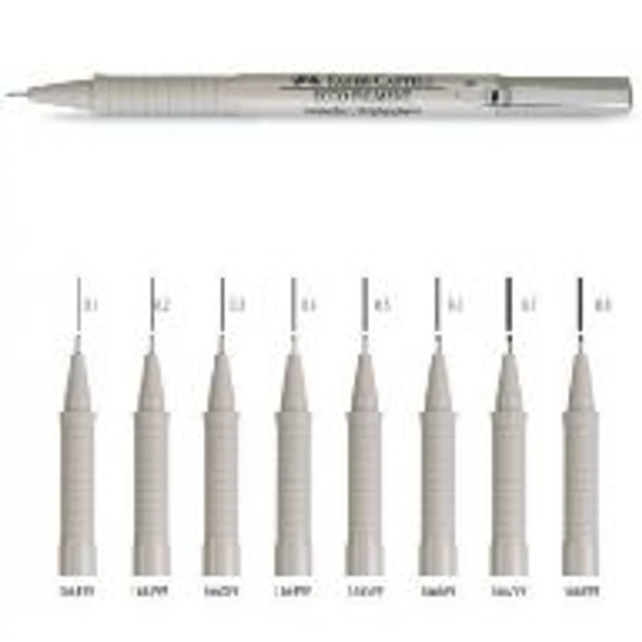 ROSTKIHUZÓ  FABER Castell 0,2 ECCO PIG. fekete