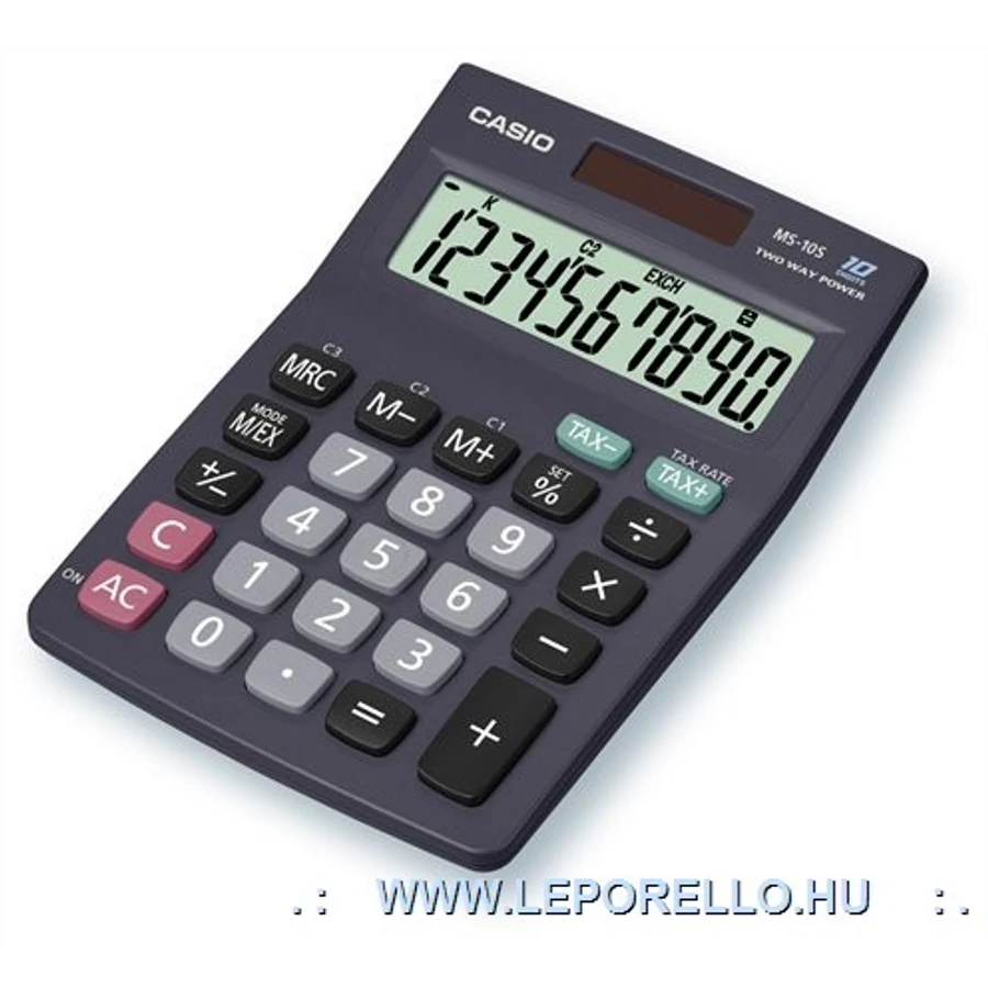 SZÁMOLOGÉP CASIO asztali  MS-10BS