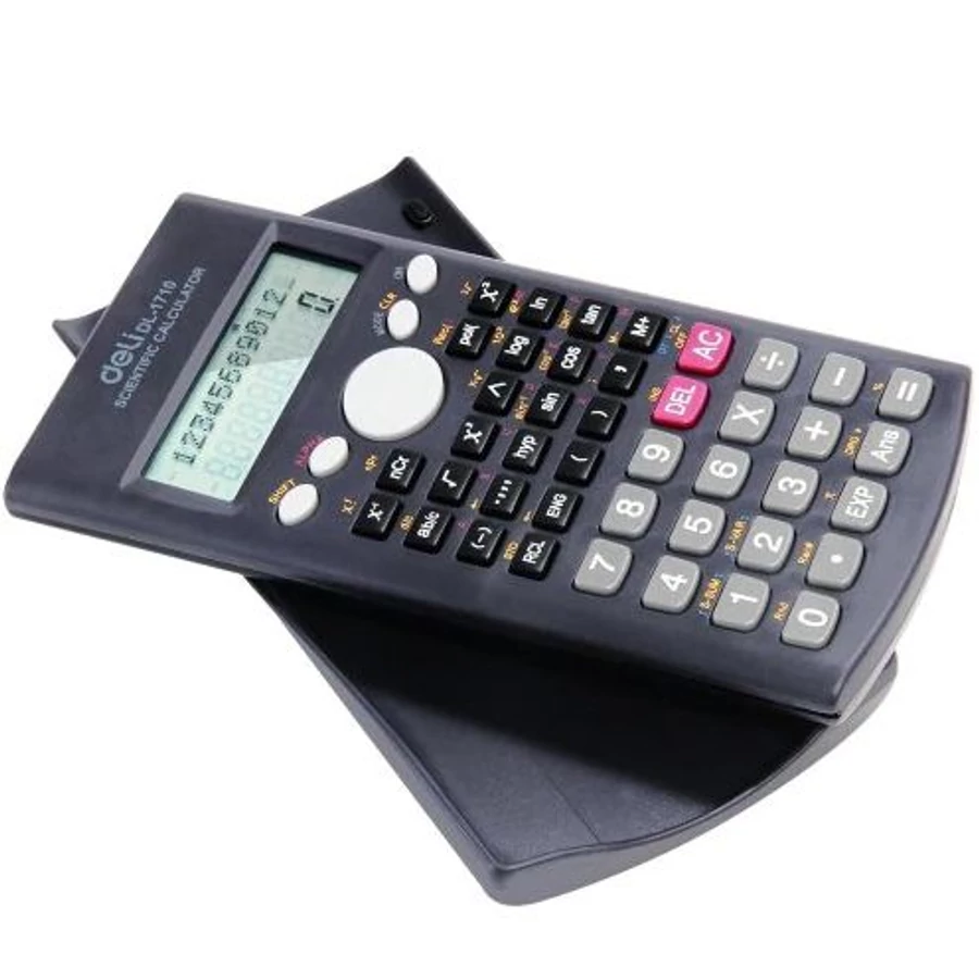 SZÁMOLOGÉP DELI 1710 tudományos 10+2dig. 240funk.