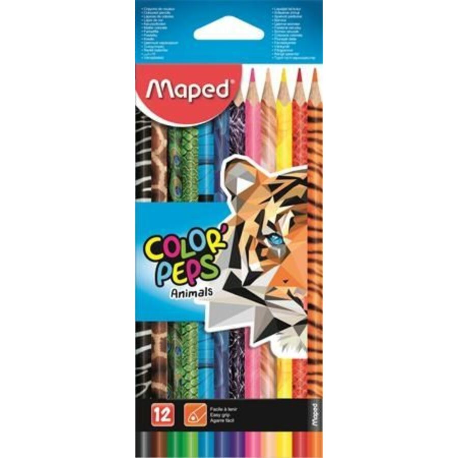 SZINESCERUZA 12 MAPED ColorPeps Animals