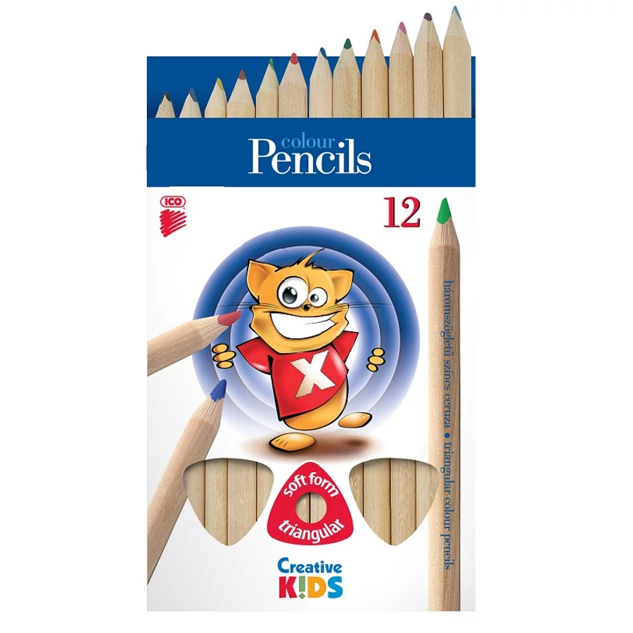 SZINESCERUZA 12 jumbo KOH trió natur Creative Kids