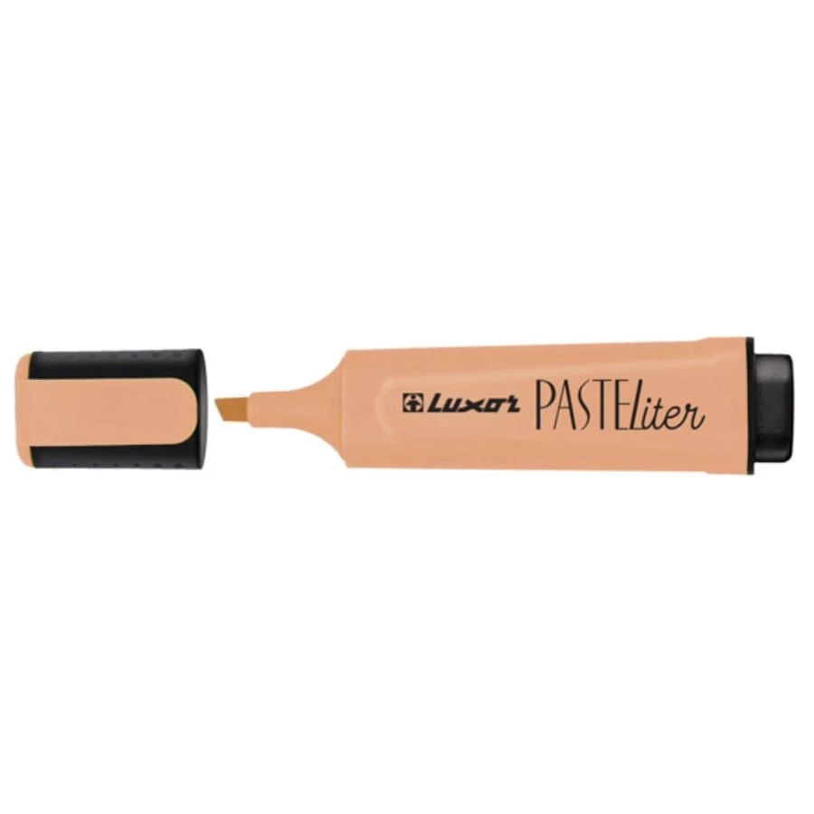 SZÖVEGKIEMELŐ LUXOR Pasteliter  pasztell színek (narancs, CRISZ366)