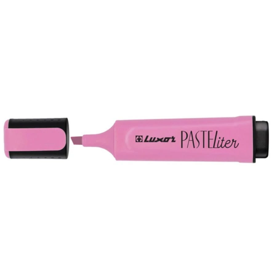 SZÖVEGKIEMELŐ LUXOR Pasteliter  pasztell színek (pink, CRISZ367)