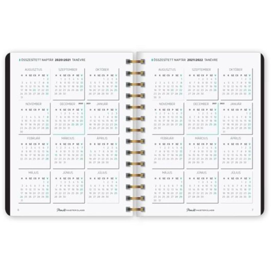 TANÁRI ZSEBKÖNYV 2020-2021 LIZZY B5 PlanAll MasterClass (Aloha, 20812199)