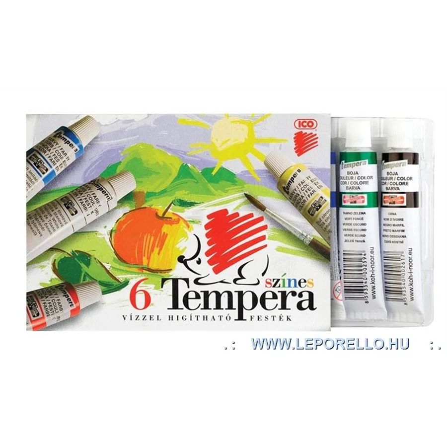 TEMPERA   6 KOH 162514 Süni-Creativ Kids 16ml tubusos