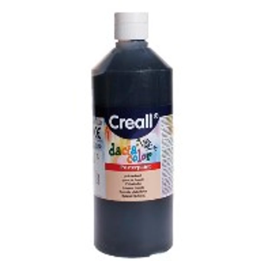 TEMPERA üveges 500ml Creall Basic alap/pasztell színek, -Fekete-CL30080