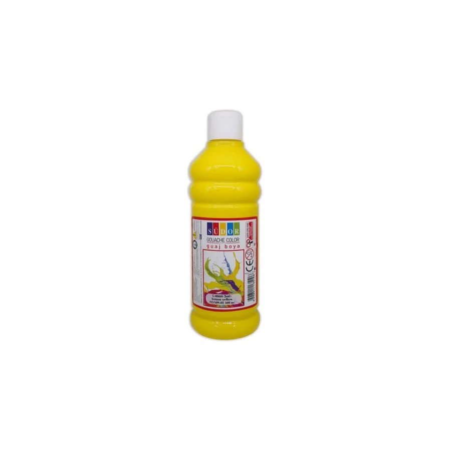 TEMPERA üveges 500ml SÜDOR sd509 (citromsárga 01, LDAC0019)