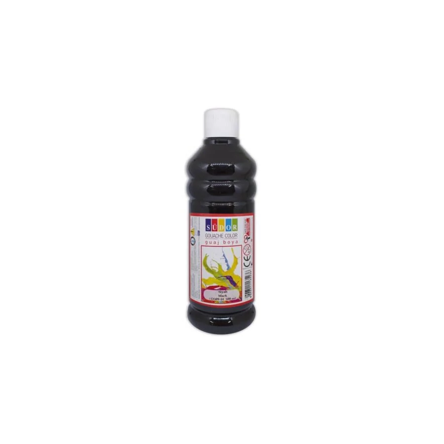 TEMPERA üveges 500ml SÜDOR sd509 (fekete 14, LDAC0021)