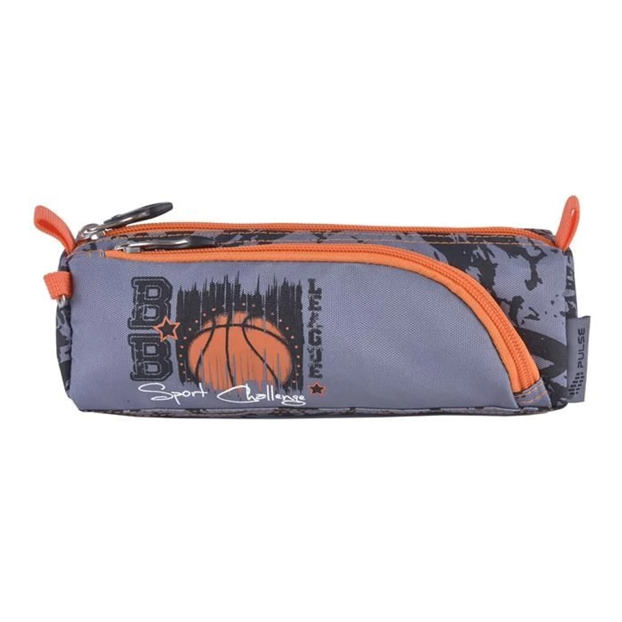 TOLLTARTÓ 2rekeszes  PULSE cipzáras bedobálós (Baskettball League, PLS121472F)