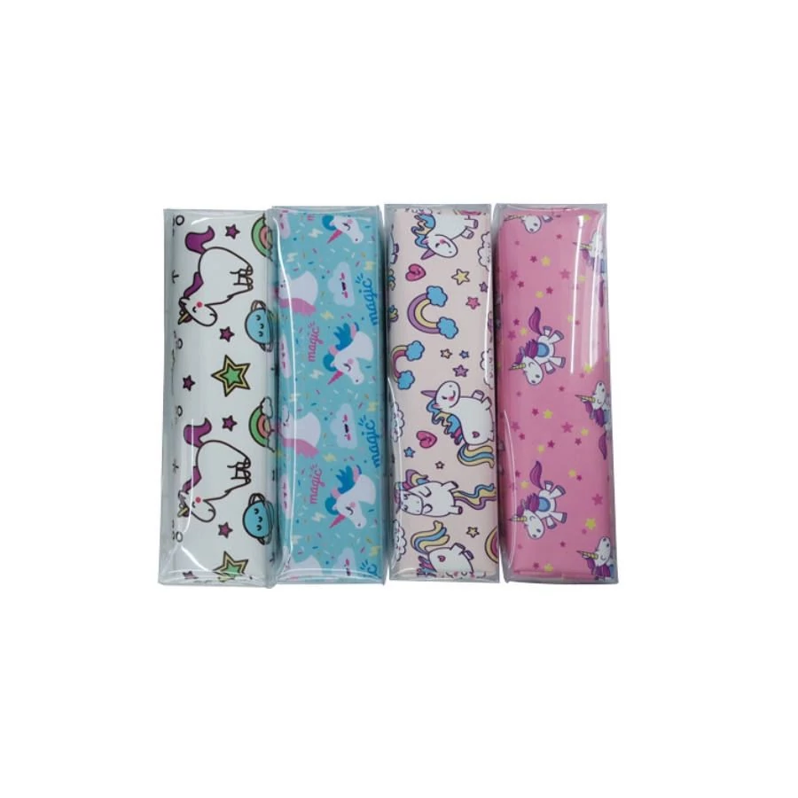 TOLLTARTÓ neszeszer School Art unikornis négyszögl.