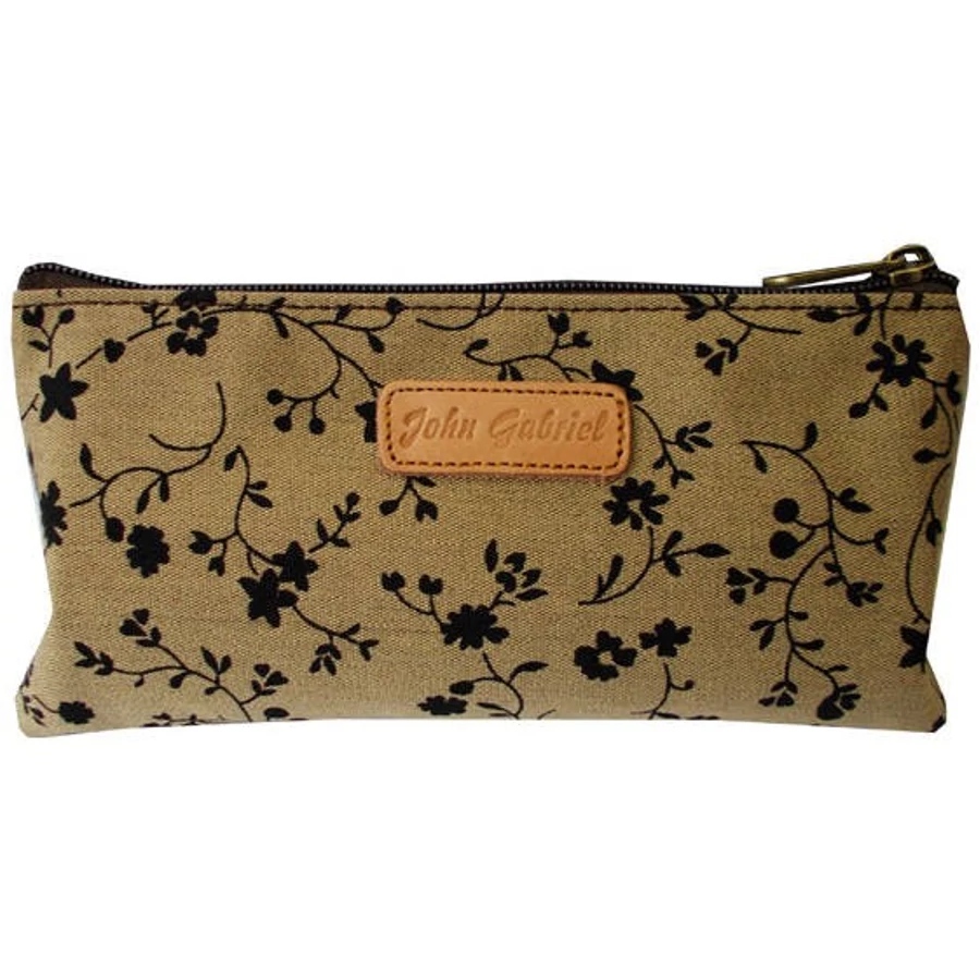 TOLLTARTÓ neszeszer lapos JG vászon virágos