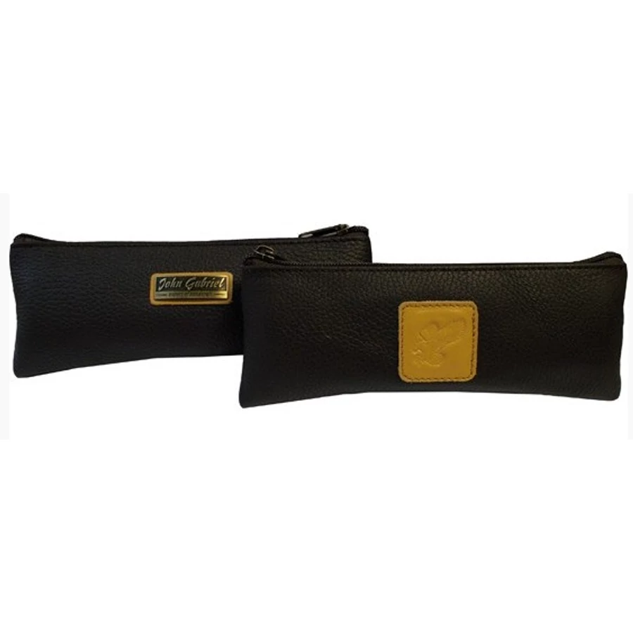 TOLLTOK bőr JG lapos, zipzáras John Gabriel