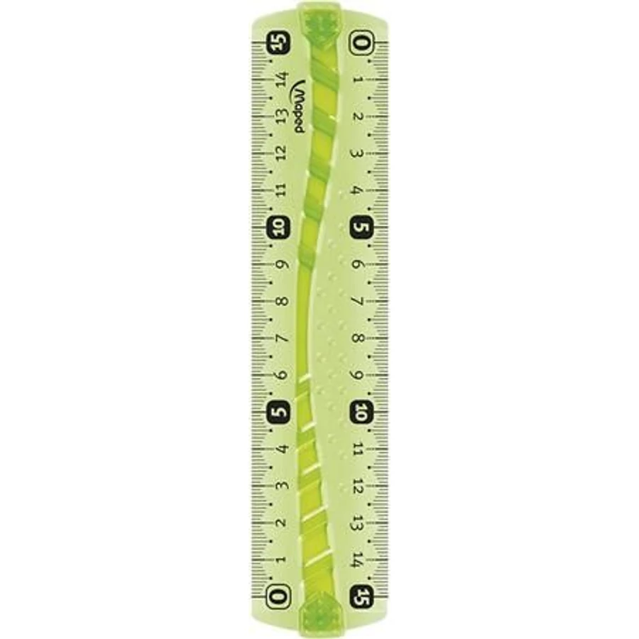 VONALZÓ egyenes 15cm MAPED Flex hajlitható