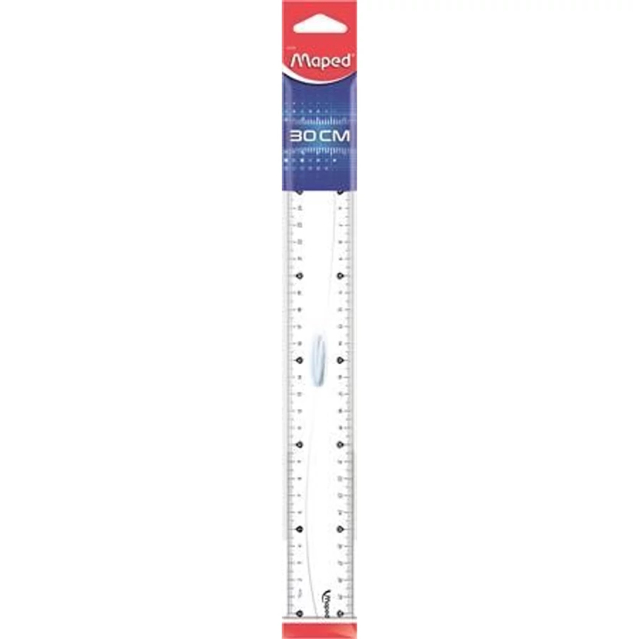 VONALZÓ egyenes 30cm MAPED Essentials fogós müa.