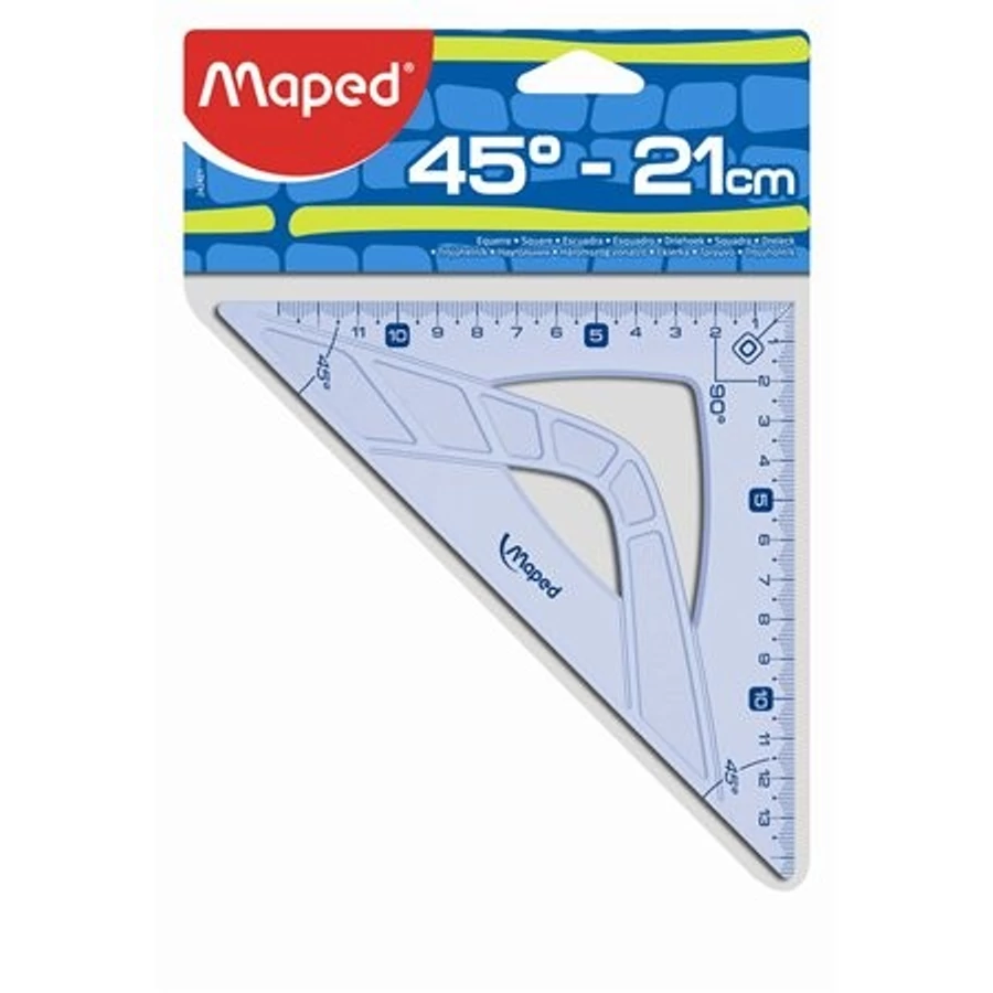 VONALZÓ háromszög 21/45 MAPED 