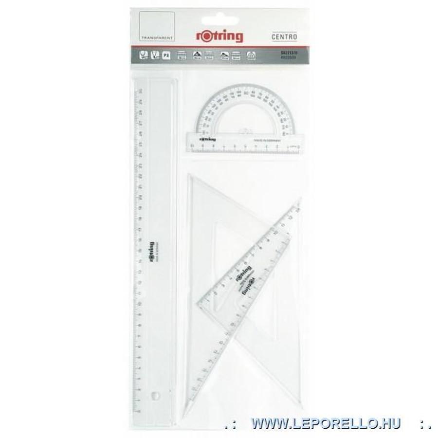 VONALZÓ készlet 4db ROTRING viztiszta