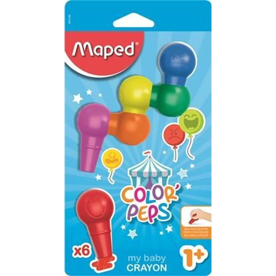 ZSÍRKRÉTA  6 MAPED  "Color Peps Baby"